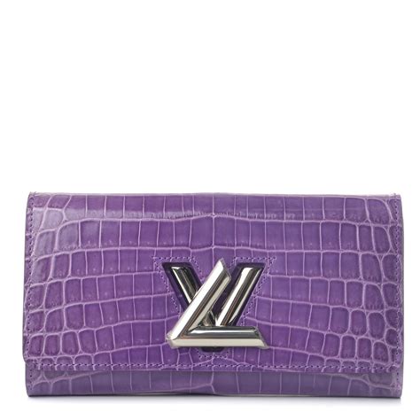 louis vuitton purple wallet